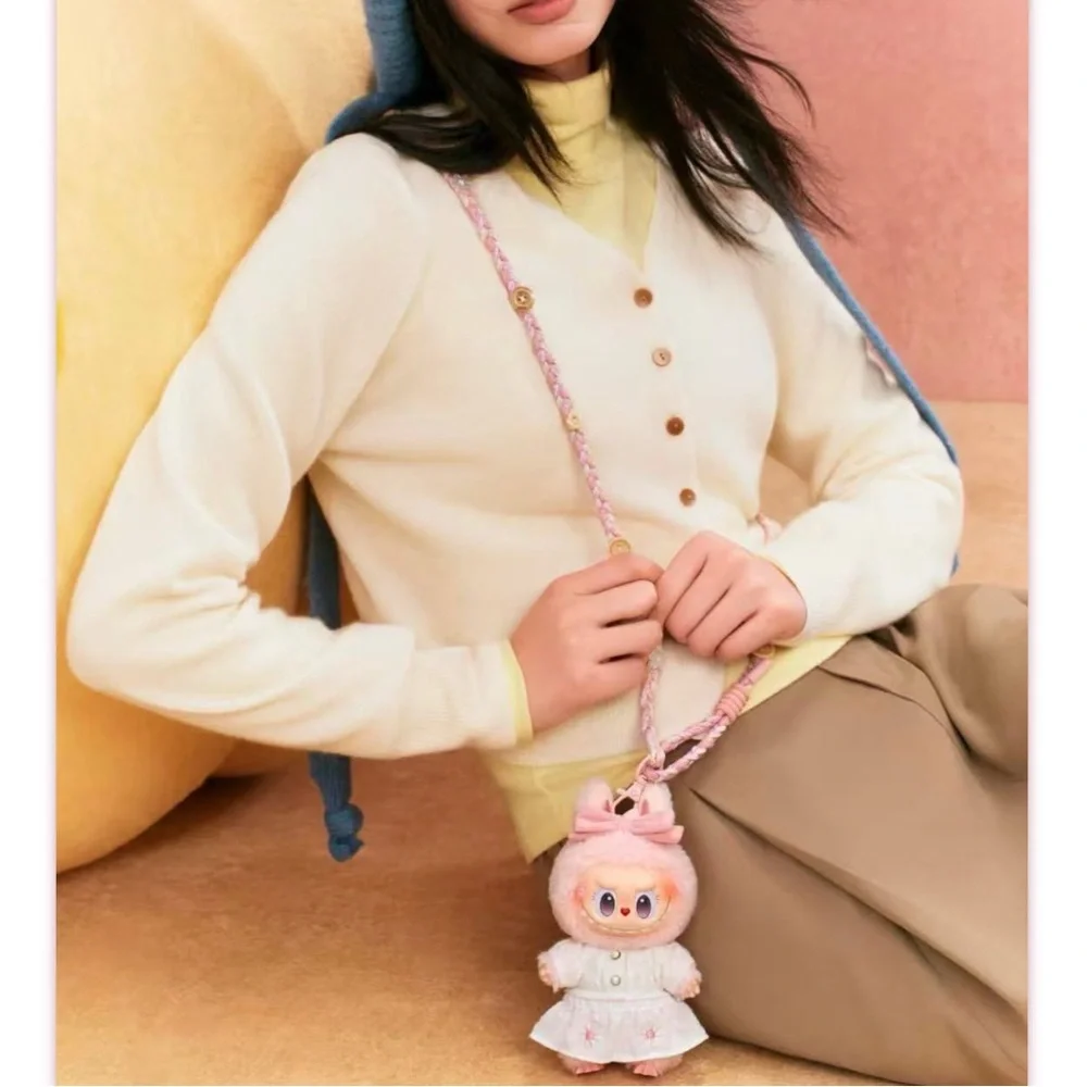 Pop Mart Fall Into Sweaters Mokoko Vinyl Plush Pendant Labubu Pop Land Exclusive - Picture 4 of 17